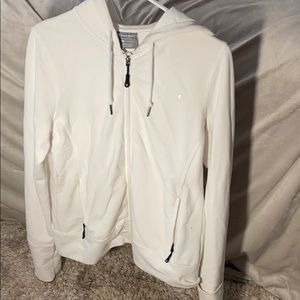 Champion White Zip Up